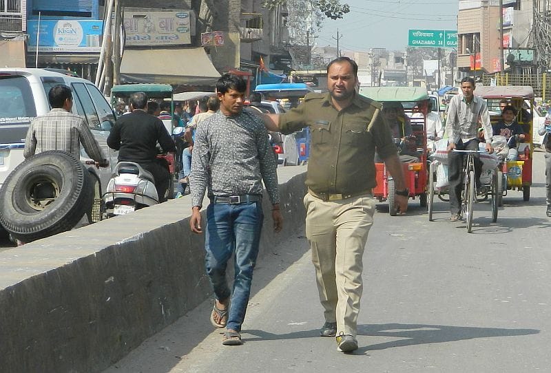 The soldier tried to crush the drunk driver