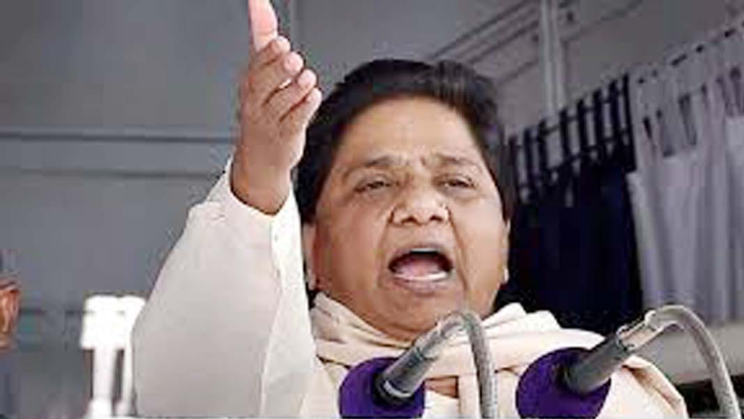 mayawati says about reservation in etawah