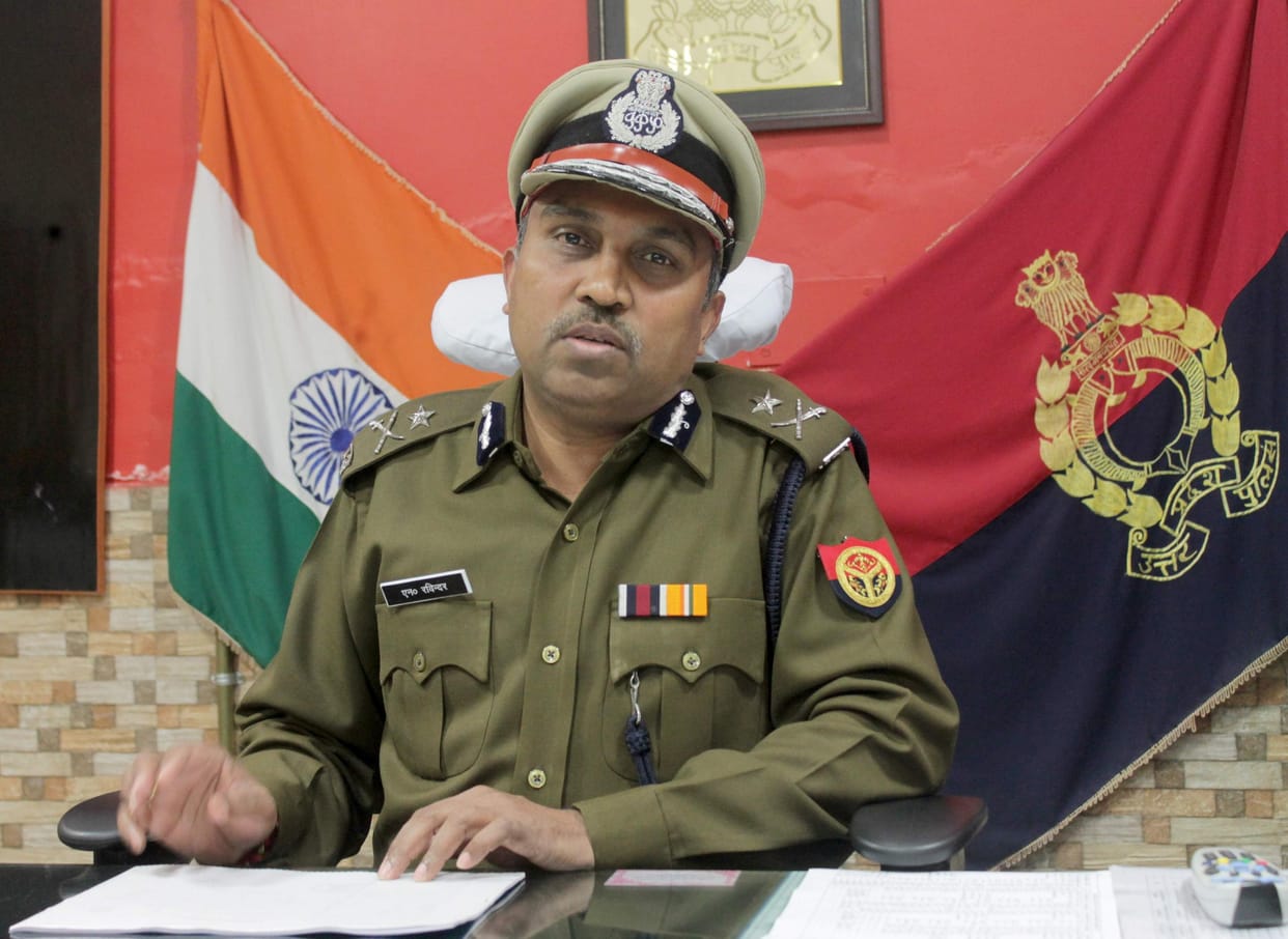 new ig zone n ravindra jion his duty in varanasi