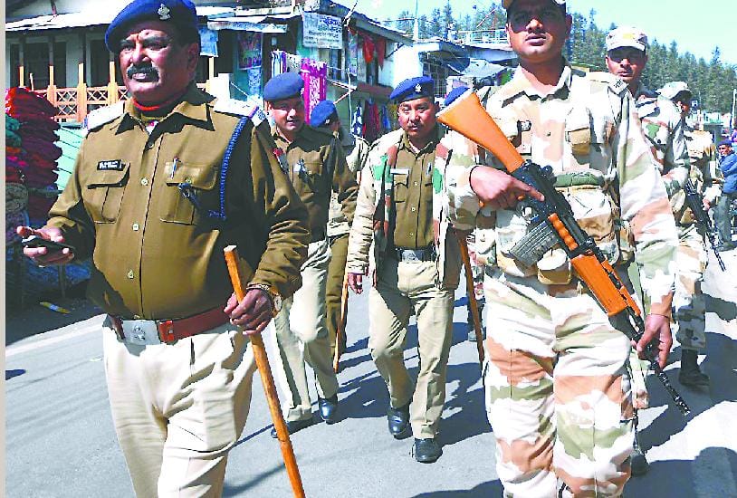 Police and paramilitary forces have Flagmarc