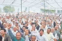 jat aandolan, people protest, debban kanchi chowk, kaithal