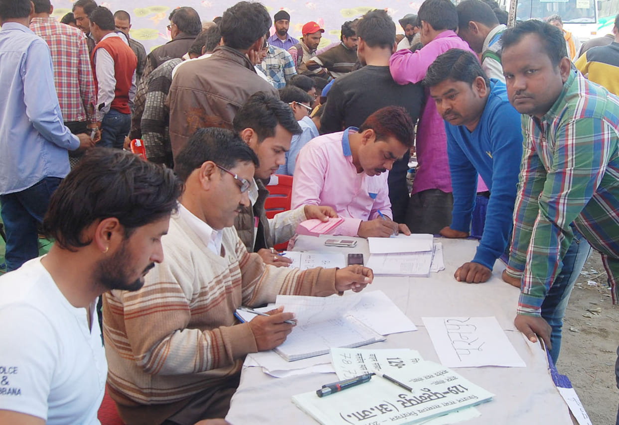 Publicity subsided, now orbiting began house-to-house