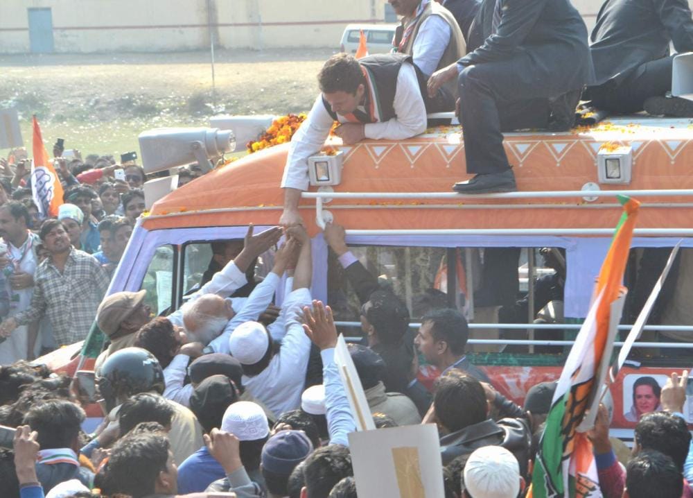 rahul gandhi haridwar road show