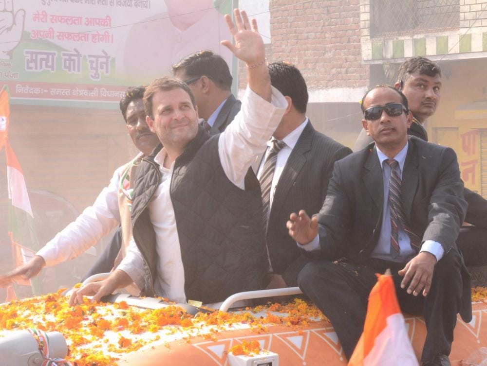 rahul gandhi haridwar road show