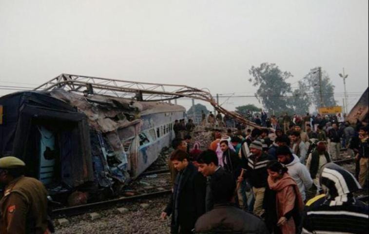 five trains passed away breaked track at rura 