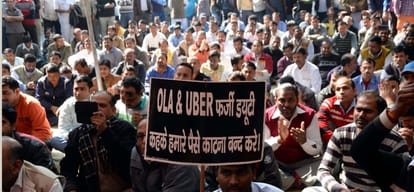 auto taxi union strike divides in two parts, one took strike back