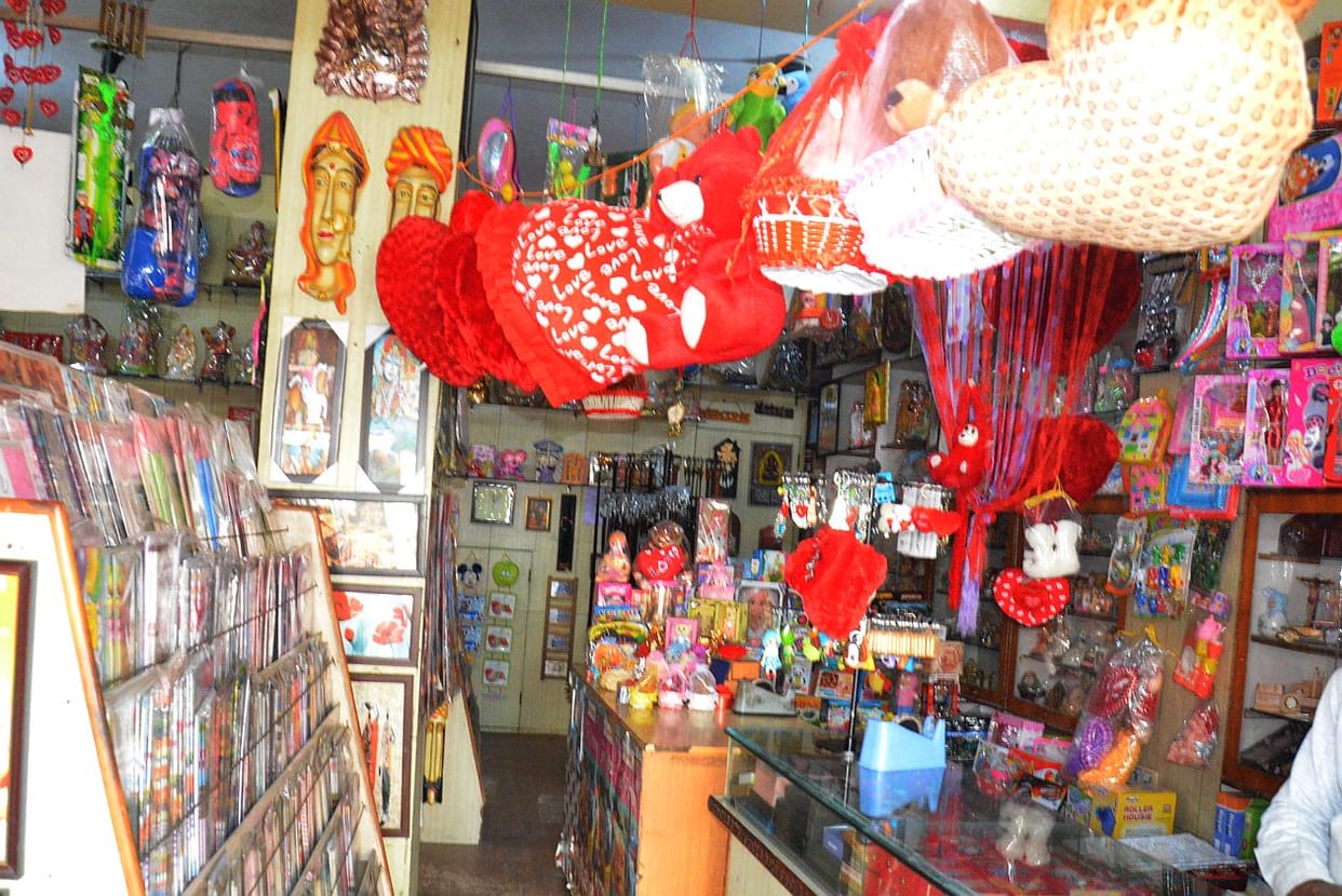 Valentine Day today celebrated.