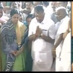 Jayalalithaa's niece Deepa Jayakumar & OPanneerselvam paid tributes to Jayalalithaa at Marina Beach