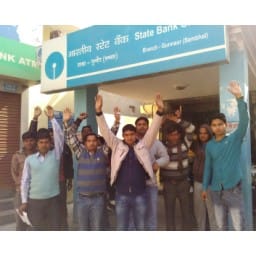 khaton se tax ki katoti per virodh
