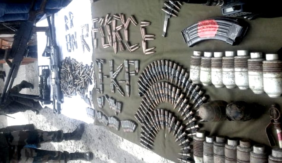 heavy amunation recovered from hideout