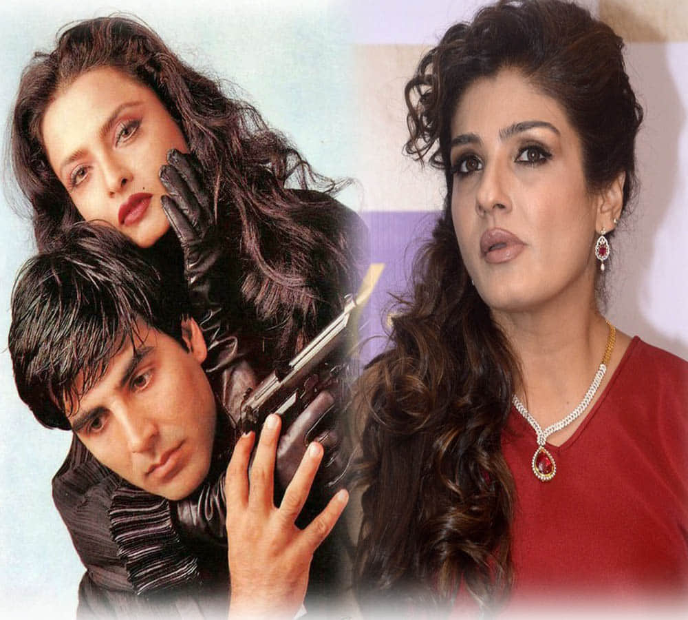 FlashBack : Raveena got insecured seeing Akshay in this heroine's arms