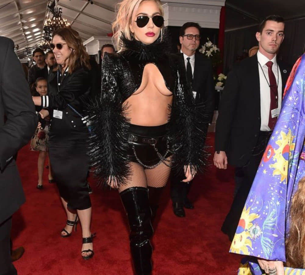 lady gaga outfit in grammy awards