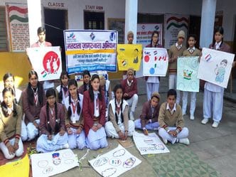 Picked up voter awareness campaign in schools