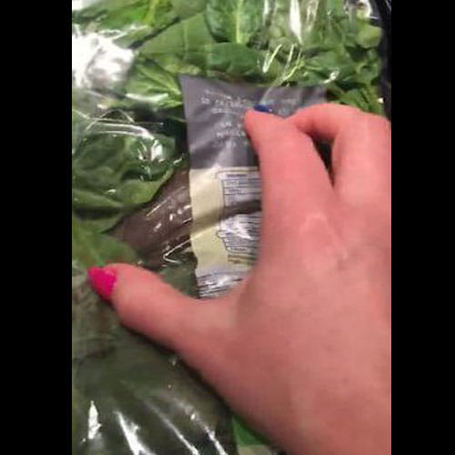 Woman Found Bizarre Thing In Aldi's Spinach