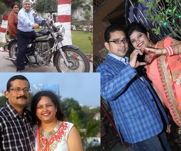 valentine special couple of different decades.