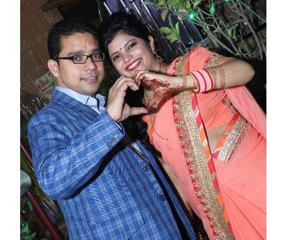 valentine special couple of different decades.