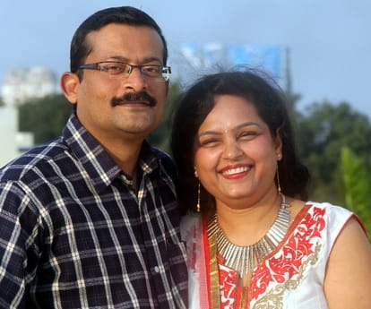 valentine special couple of different decades.