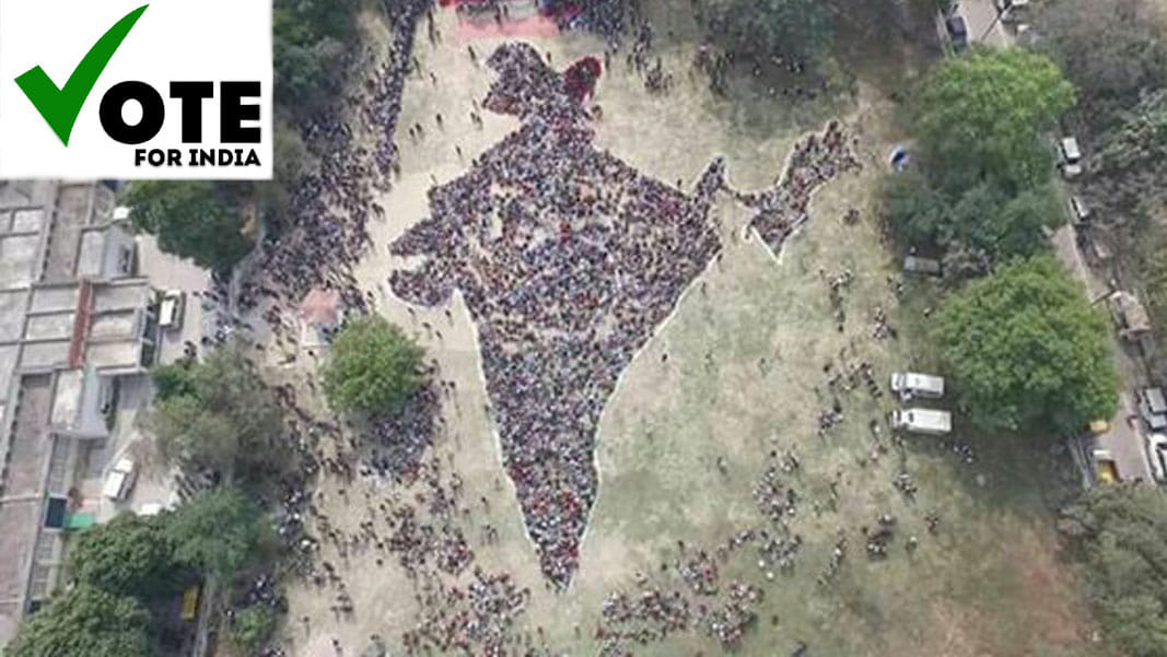 divyanga voters says vote for india 