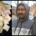 1000 and 500 rupees old notes found in dustbin
