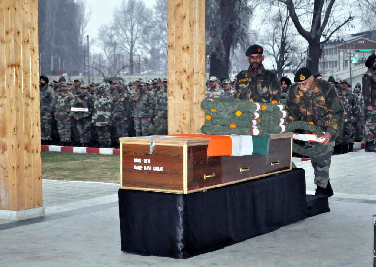 last rites to the martyrs of handwara and bandipora martyrs