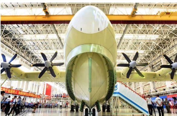 World largest amphibious aircraft in china