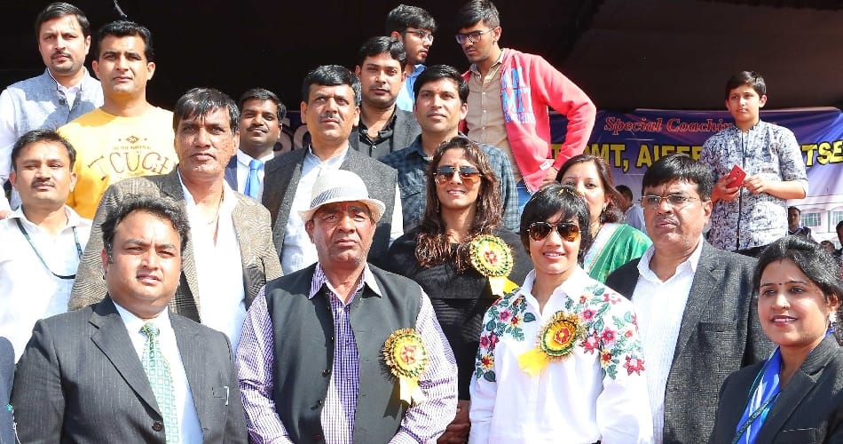 opening of the wrestling game Nursery, siwani mandi