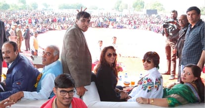 opening of the wrestling game Nursery, siwani mandi