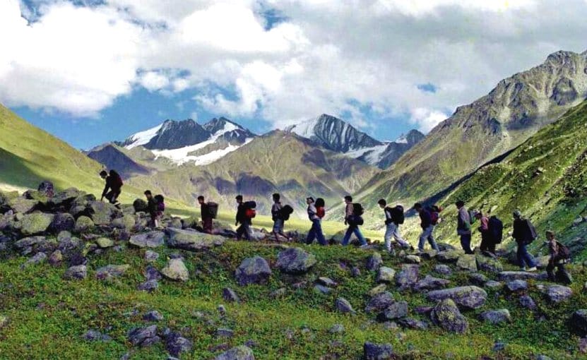 Single Women Lives in Himachal park Deep Forest.