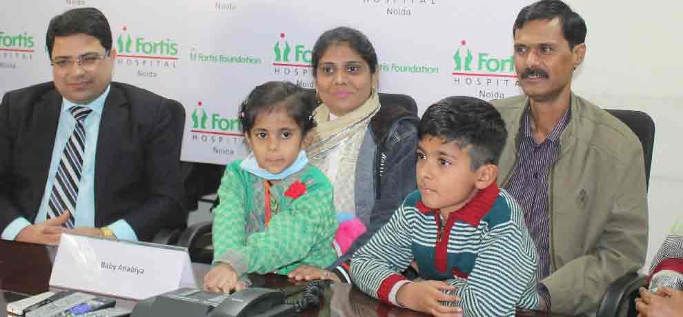 Pakistan girl liver transplant in noida fortis hospital