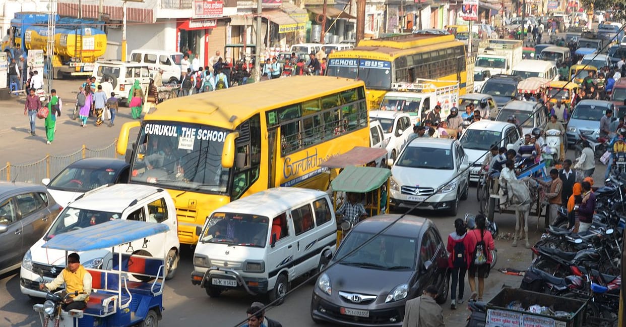 Felt bad for trucks and encroachment jam