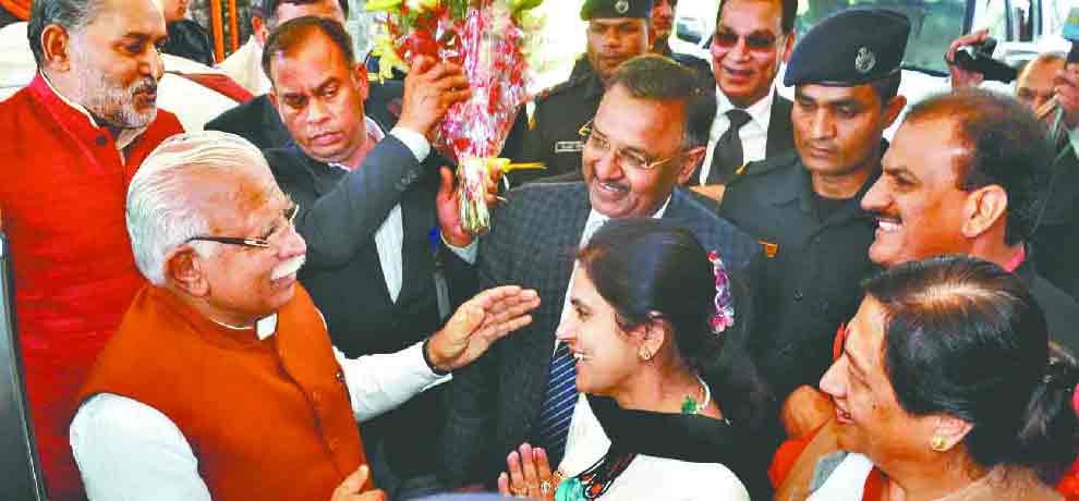 haryana cm assured that demands will be meet as soon as possible 