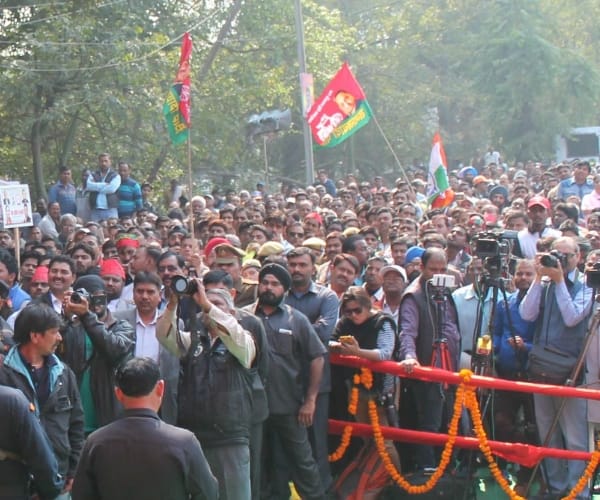 mulayam singh campaign for aparna yadav