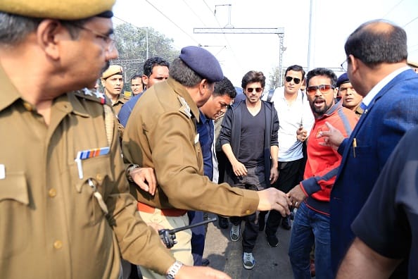 Shah Rukh Khan booked for rioting, damaging railway property