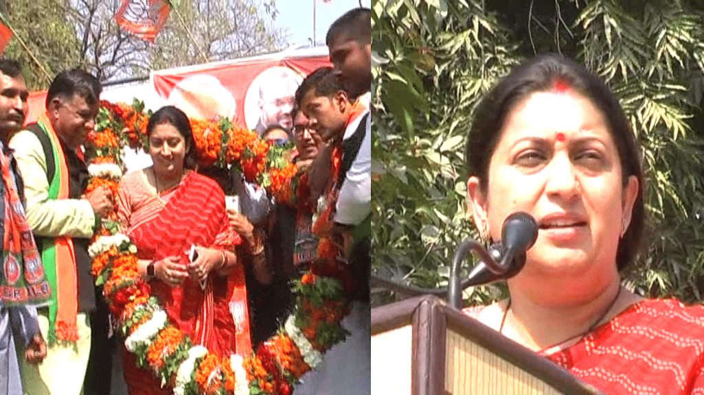 smriti comment on rahul gandhi 