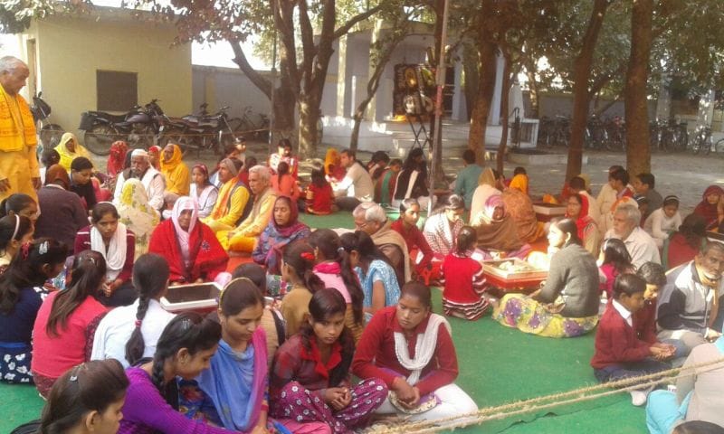 The devotees XI Kundiy Mahayagna Ahutian