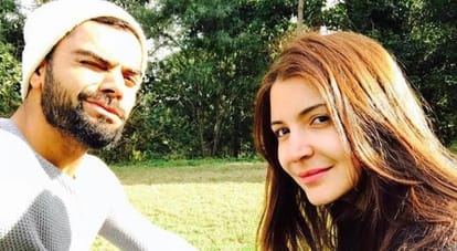 virat kohli celebrated valantine's day with anushka sharma