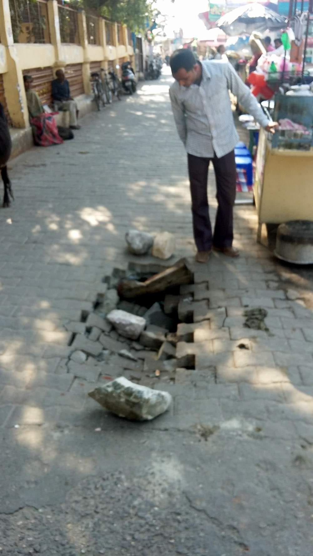 The road went from 8.4 million subsidence
