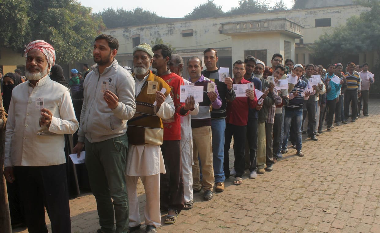 moradabad have too lazzy in voting 