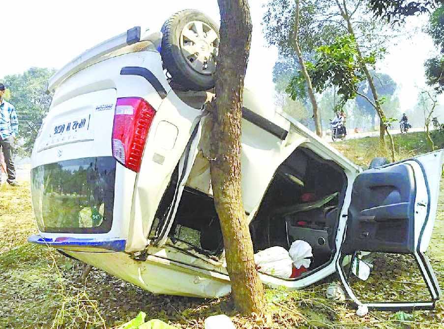 SUVs, including the father-son three trampled