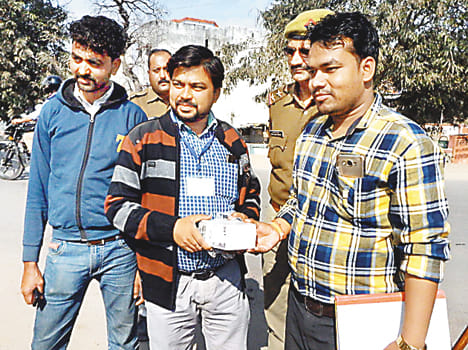 Four vehicles caught with promotional materials