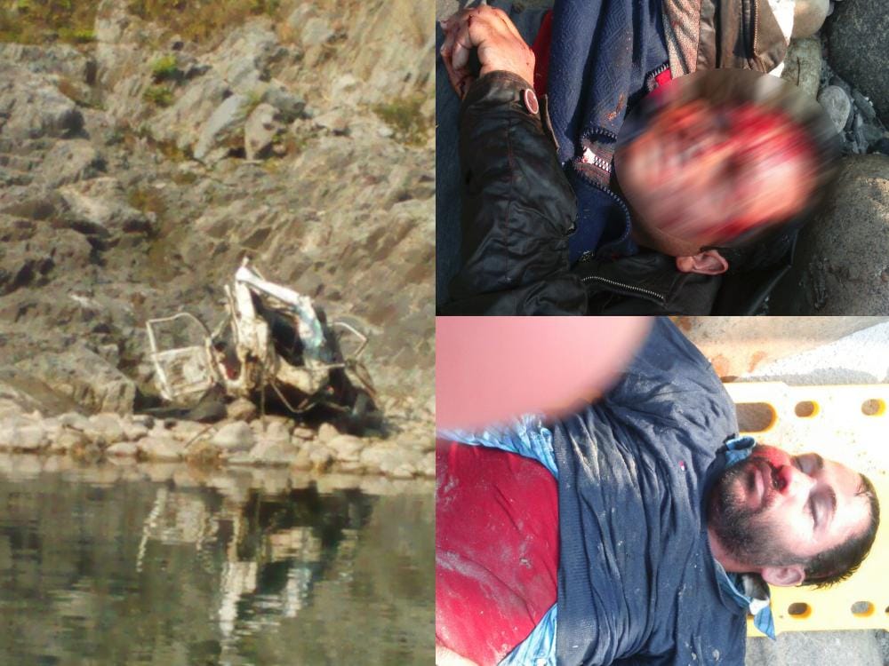 accident on gangotri highway, two dead
