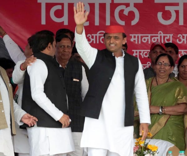 akhilesh yadav rae bareli rally