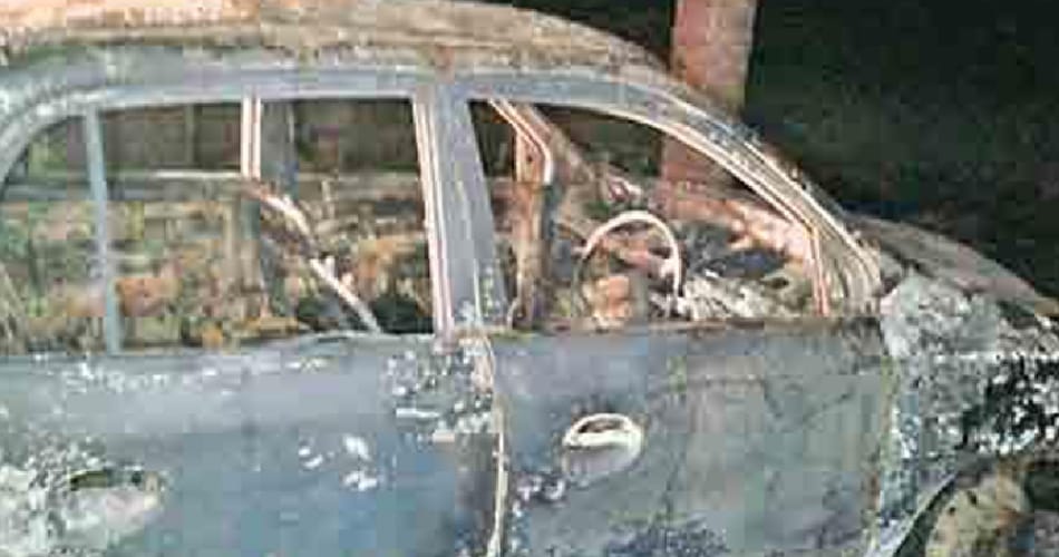 Car the young man was thrashed to death