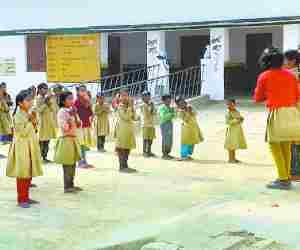 Teacher seldom come to school
