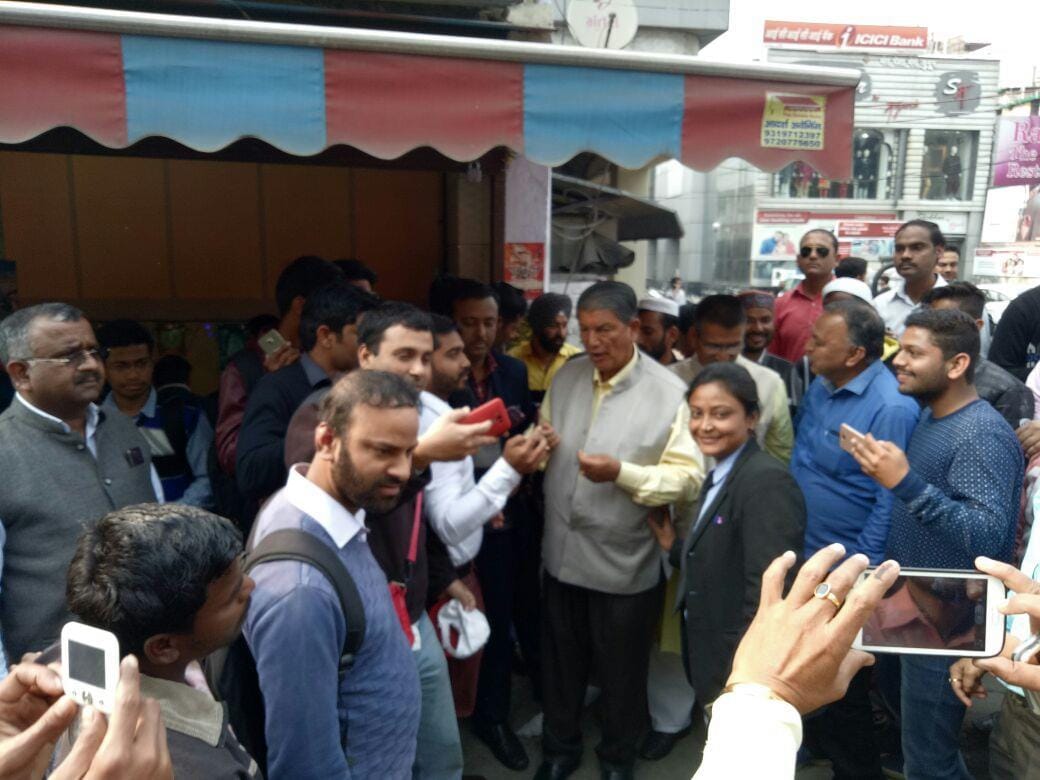 after election harish rawat spent day with public