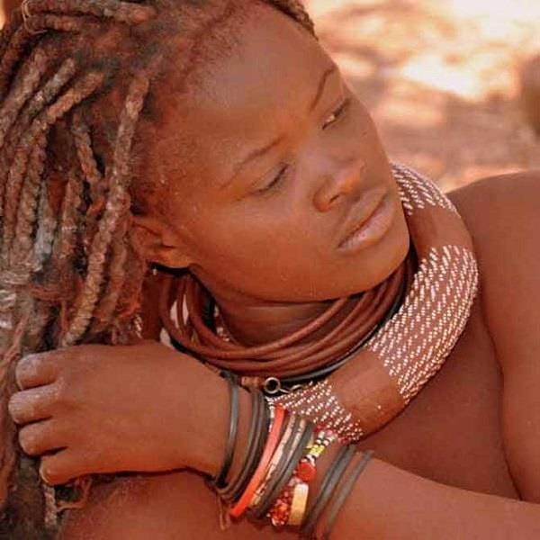 The Himba Tribe Woman take bath only once in life but they are known for their beauty.