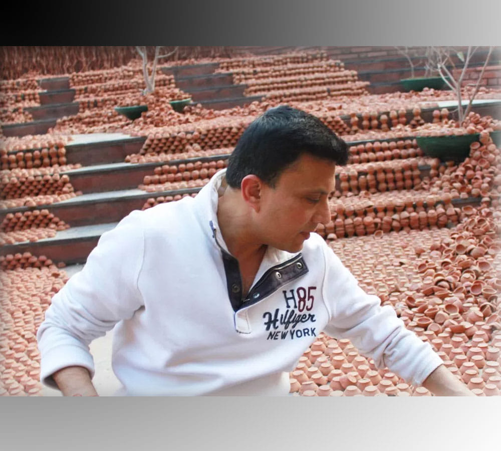 manav gupta excavated museum at dlf Mall Noida