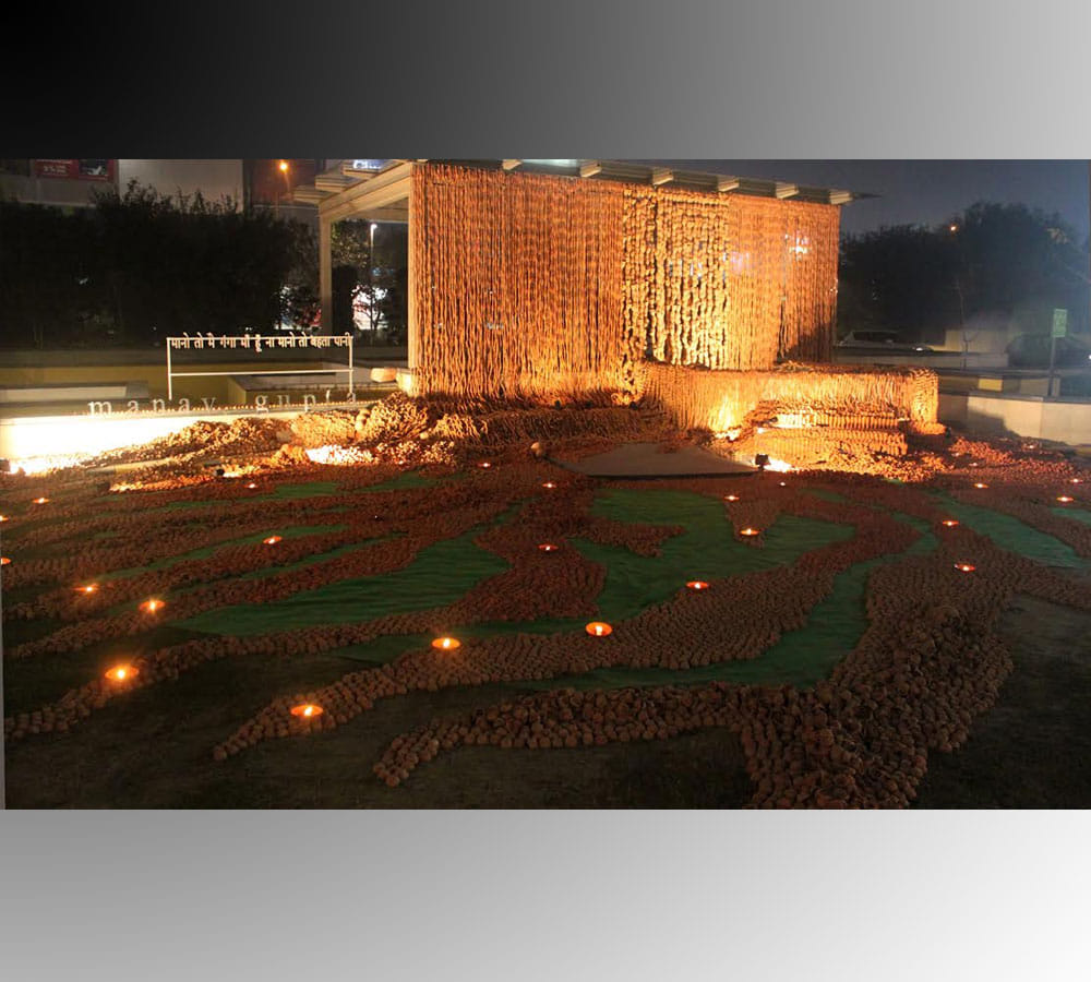 manav gupta excavated museum at dlf Mall Noida