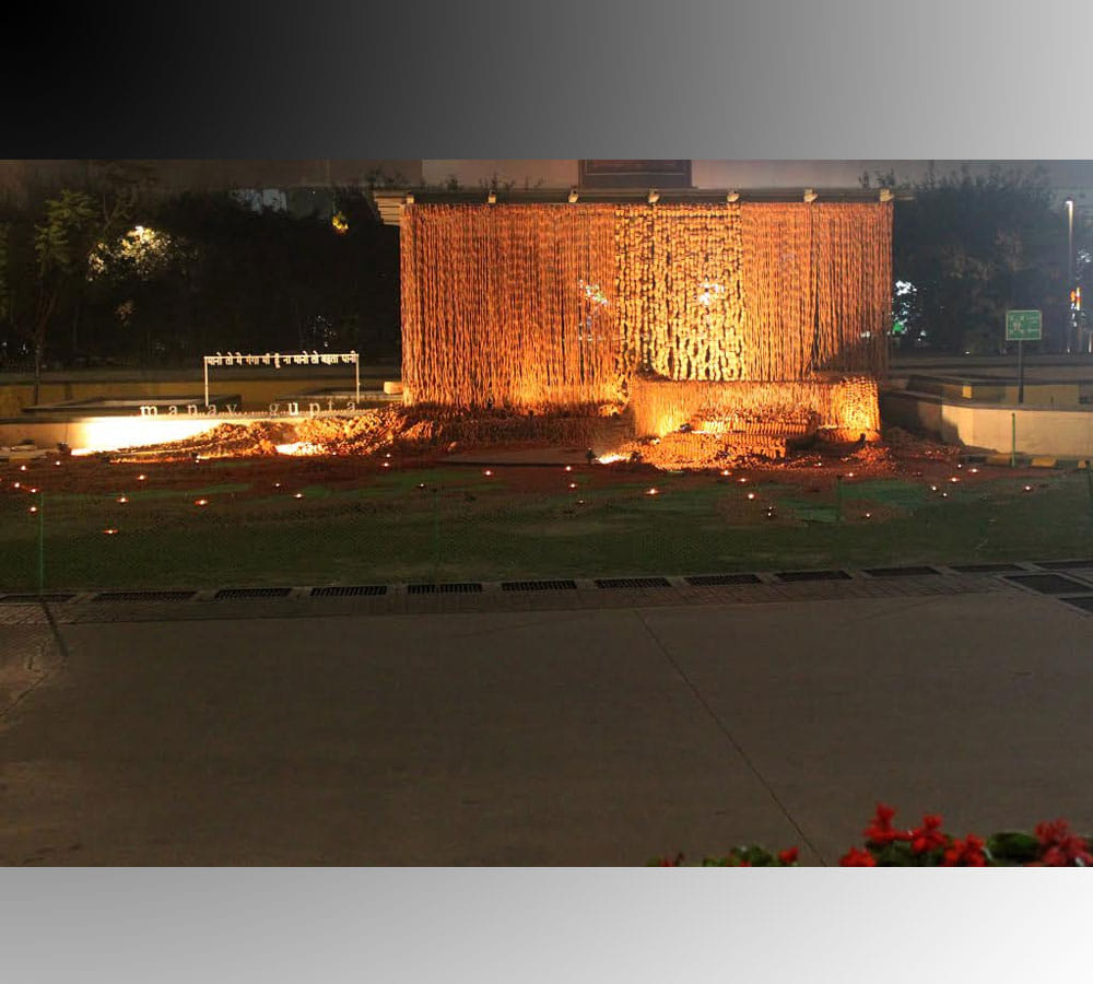 manav gupta excavated museum at dlf Mall Noida