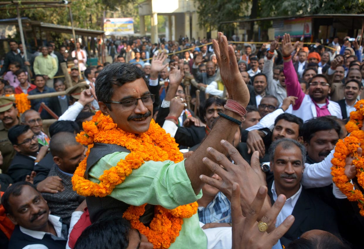 minister nilkanth tiwari name is missing from voter list